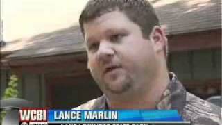 Jerry being interviewed by the local TV station RV Road Trip