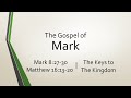 01.18.26 Mark 8:27-30 "The Keys to The Kingdom"