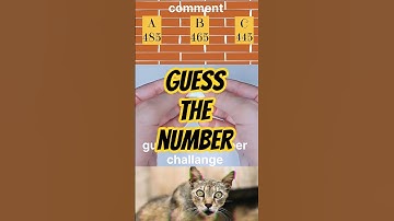 #1 guess the number challange #shorts #viralshorts #cat #shortsfeed