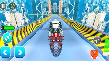 New Robot Bike Stunt Game : Bike Race 2020 | Bike Games | Robot Bike Racing Game