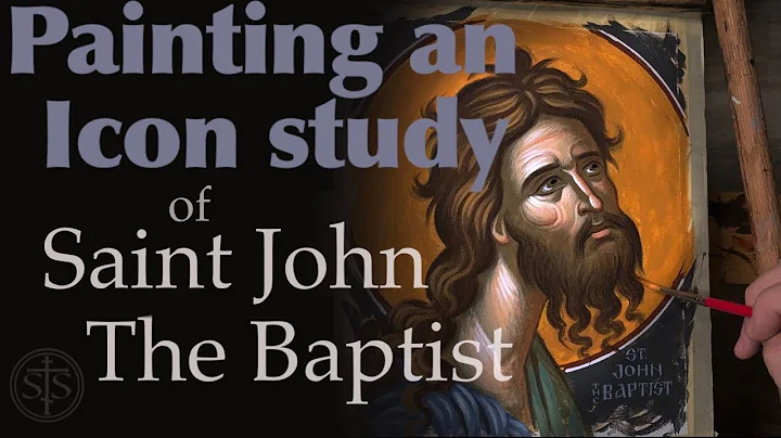 Orthodox Icon Painting step by step | Saint John t...