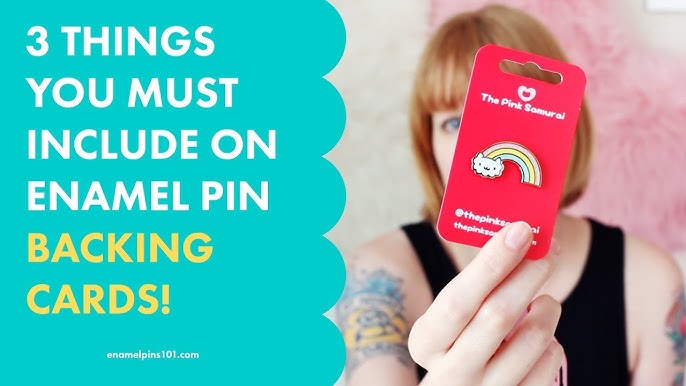 How to Make a Simple Backing Card for Pins