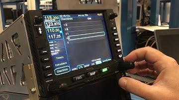 Avidyne IFD5xx/4xx How to re-order checklist items