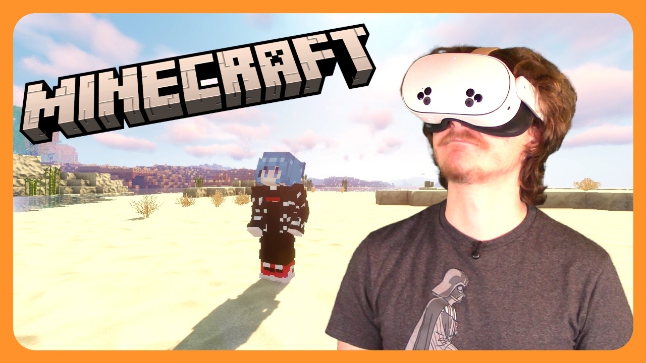 Для меня и моего компьютера это непростая задача, но выглядит отлично | Minecraft VR