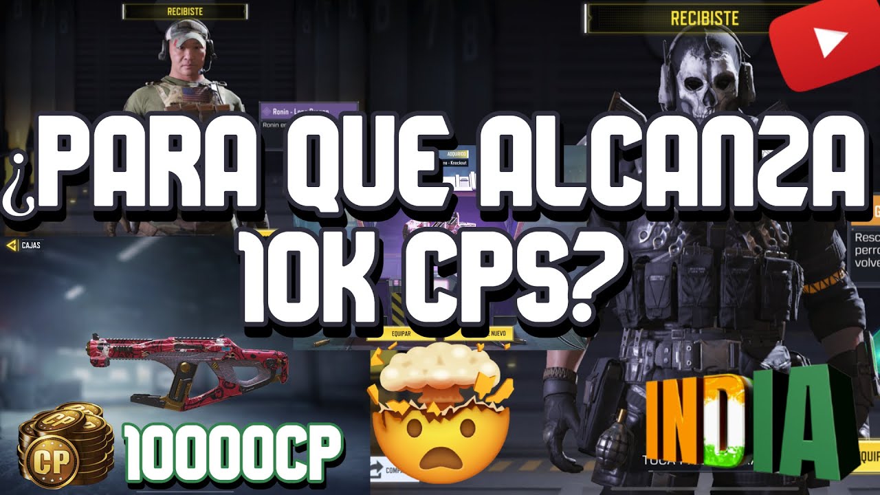 ¿Qué se puede comprar con 10 mil cps en una cuenta de la India? Call