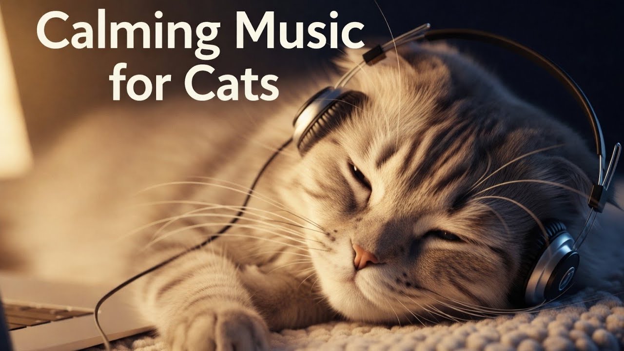 Calming Music for Cats with Anxiety | Deep Soothing Sounds for Stressed & Nervous Cats
