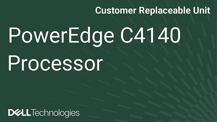 Dell  PowerEdge C4140: Remove/Install Processor and Heatsink Module