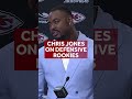 Chris Jones on defensive rookies: "This is my favorite group of rookies"