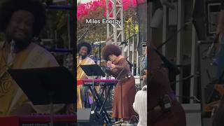 Miles Davis energy at the Santa Monica Jazz Fest ! #milesdavis