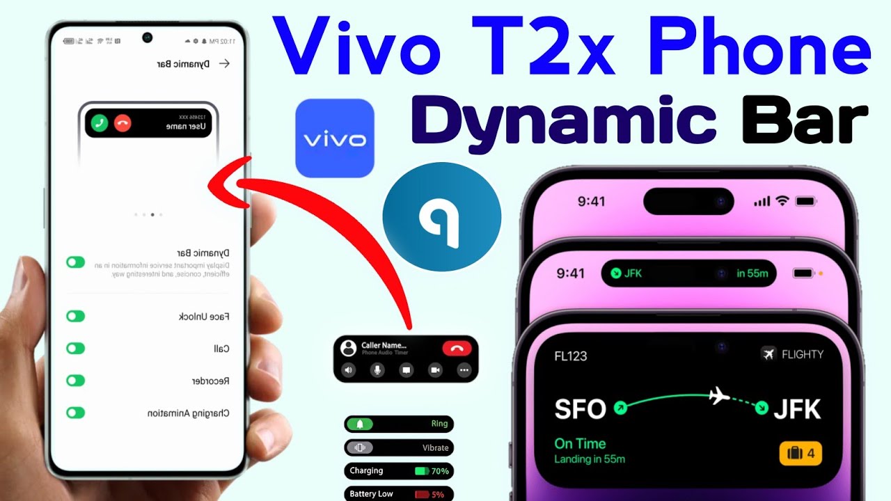 vivo t2x turn on mini capsule setting | how to enable dynamic bar setting vivo t2x | vivo