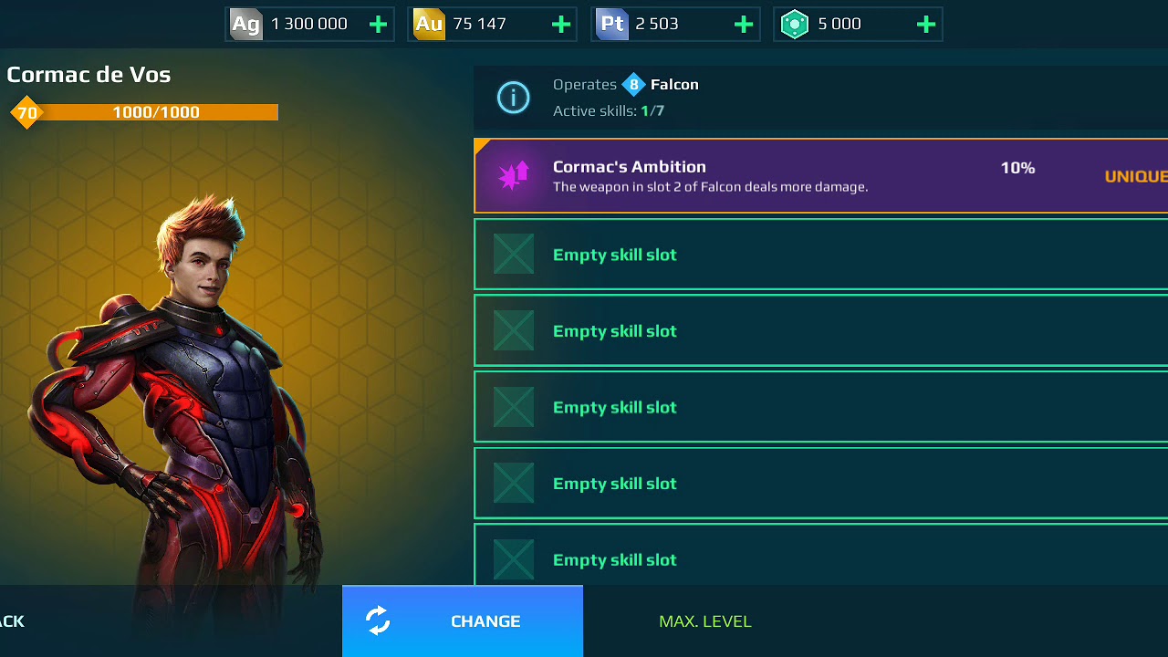 War robots Legendary pilot rework