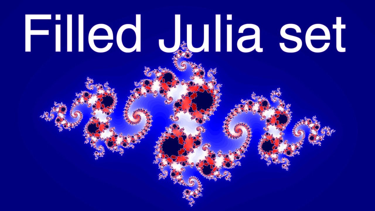 Julia Set Python Draw the Julia set with Python - YouTube