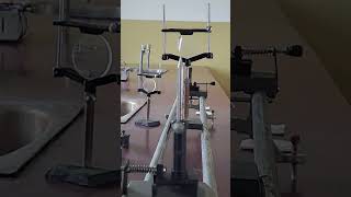 OPTICAL Bench / Arrangment of lens with sharp needle arrangement #physics #optics #practical