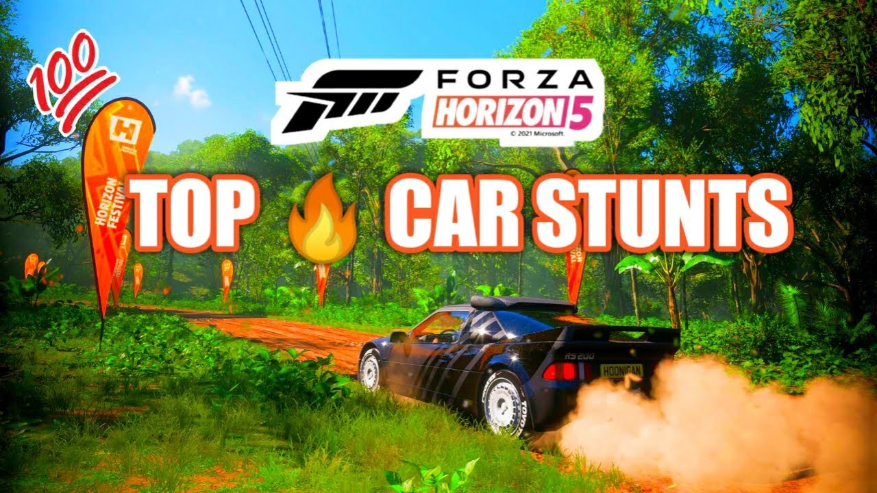 Watch Me 💥Attempt the Most Insane‼️ Car Stunts in Forza Horizon 4