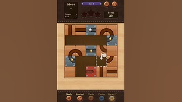 Roll the Ball slide puzzle Star H Pack Level 39 Solution