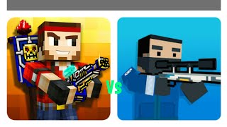 Block strike Vs Pixel Gun 3D