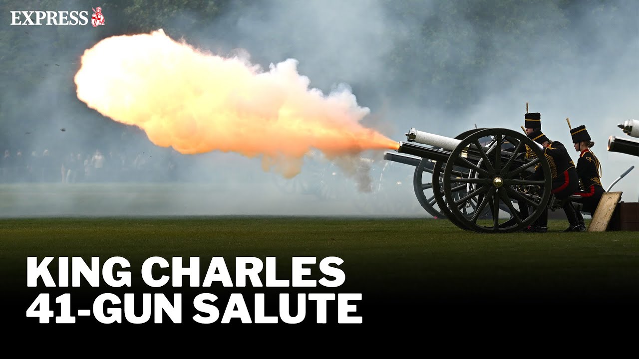 LIVE: 41-gun salute in Green Park for the King's birthday