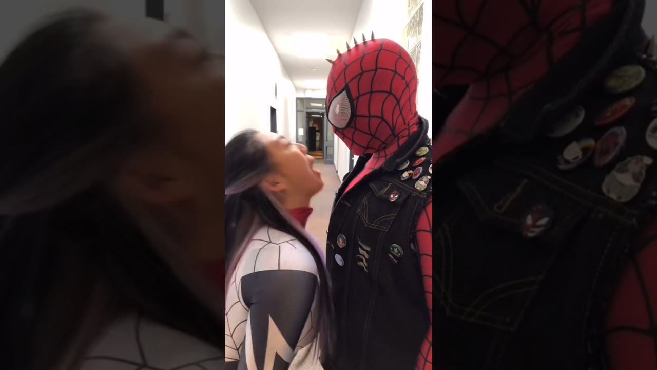 Come down Silk 🙄  #spiderman #spiderpunk #silkspider #spiderverse #spideyfamily #foryou #nowayhome