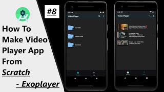 How To Make Video Player App In Android Studio | Show And Play Folder's Videos Tutorial - Part 8 screenshot 5