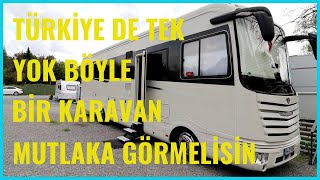 TÜRKİYE 'DE TEK İÇİNDEN ARABA ÇIKAN EN LÜKS 18 MİLYON TL DEĞERİNDE OTOBÜS KARAVAN YÜRÜYEN EV KARAVAN