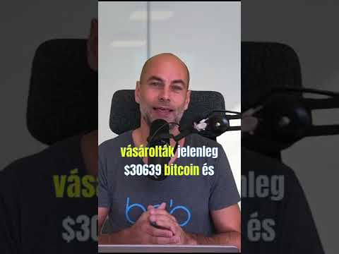 ÚJABB VAGYONT TETT BITCOINBA A MICROSTRATEGY! #shorts