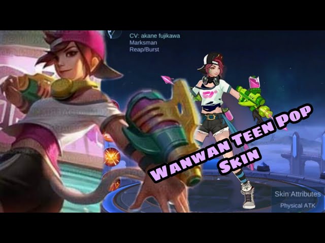 photo Wanwan Starlight Skin Wallpaper Hd wanwan teen pop mobile legends skin ml