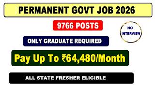 46 Salary Approx Permanent Job 2026 Graduate Fresher Apply Form Started