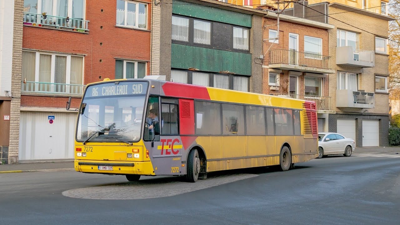 Charleroi 🇧🇪 | VanHool A330 TEC 7272 (Ex-3817) | MAN/ZF | Ligne 86 (24/01/2022)
