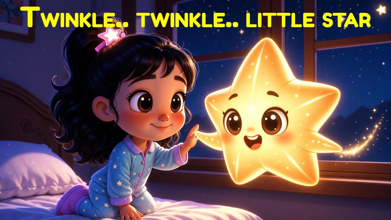 Twinkle Twinkle Little Star 🌟 Bedtime Lullaby & Nursery Rhymes | 3D Animation by Alikadot