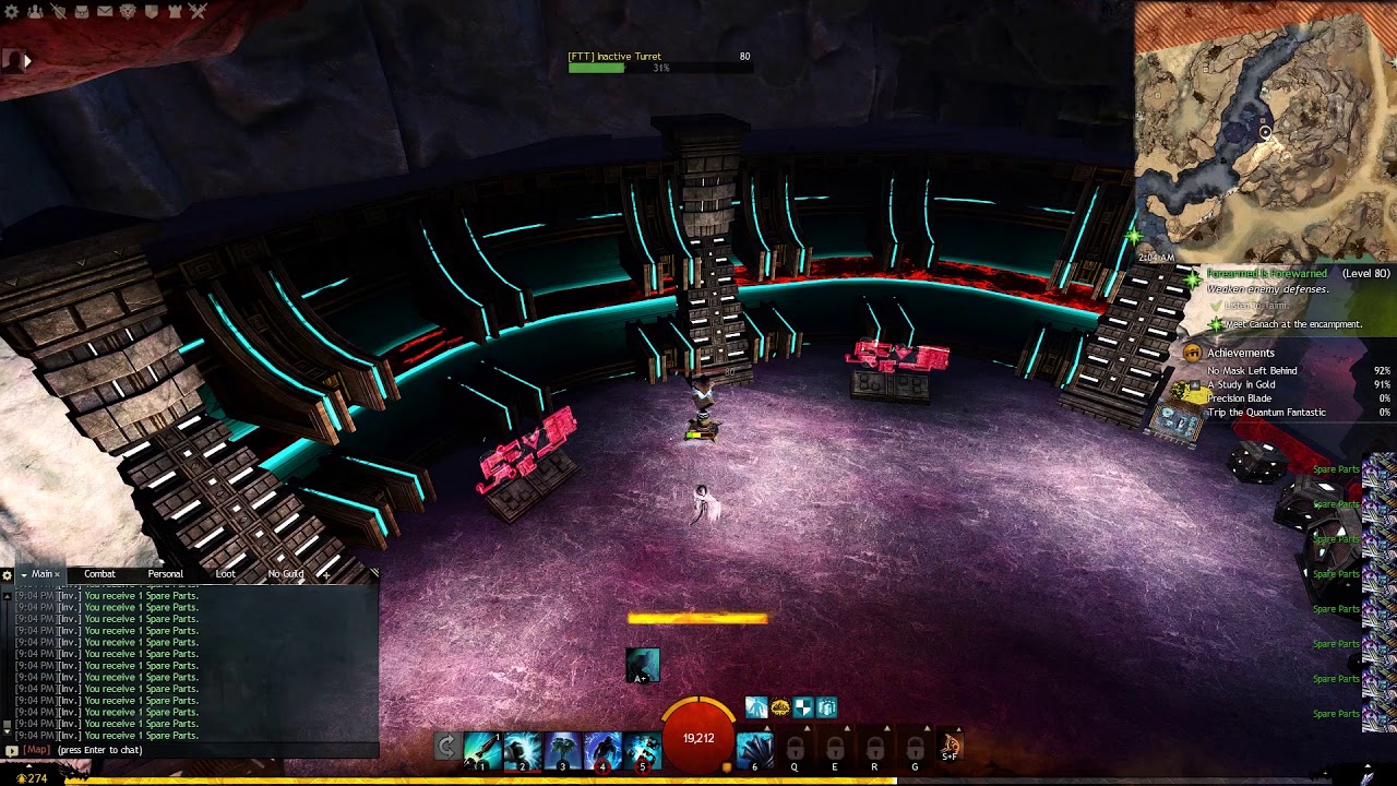 [NERFED] GW2 Spare Parts Farm Domain of Kourna YouTube