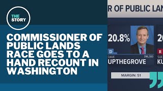 Washington's closest-ever statewide race goes to a hand recount