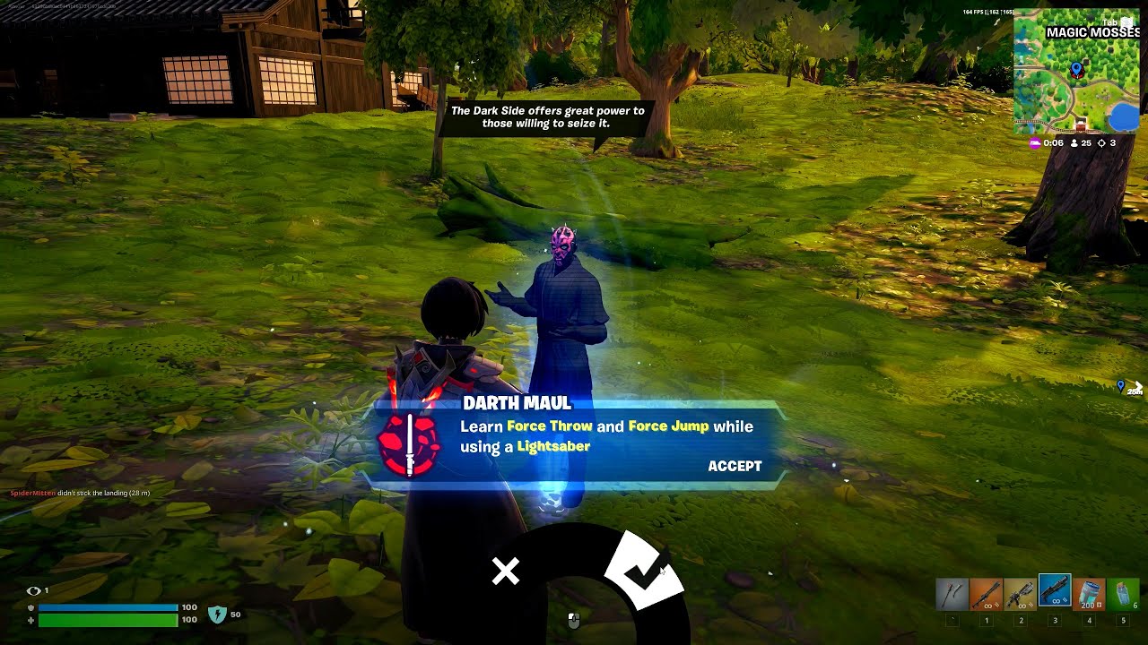 NEW DARTH MAUL Lightsaber Fortnite Chapter 6 Season 3