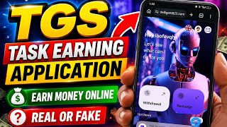 How to earn online | TGS task earning application|complete detailed video  screenshot 5