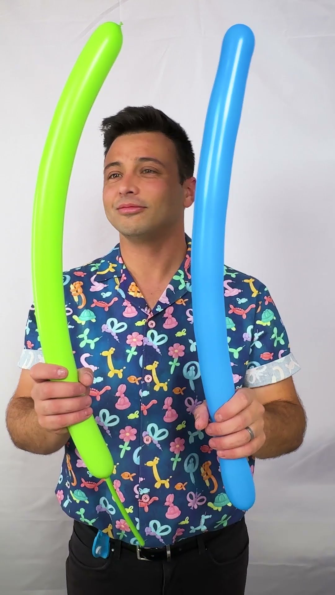 Balloon Art] How to make an easy rabbit with 1 balloon / Fusen no
