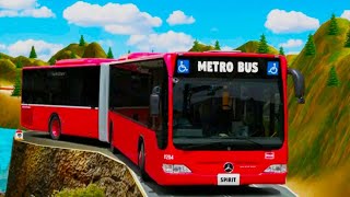 Bus simulator Metro - Off-road bus simulator game - Android gameplay by 5 Million games #2 screenshot 4