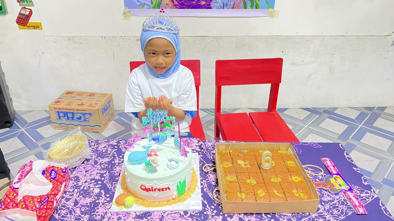 Selamat Ulang Tahun Qaireen Ainun Nazhita ke-6 Tahun