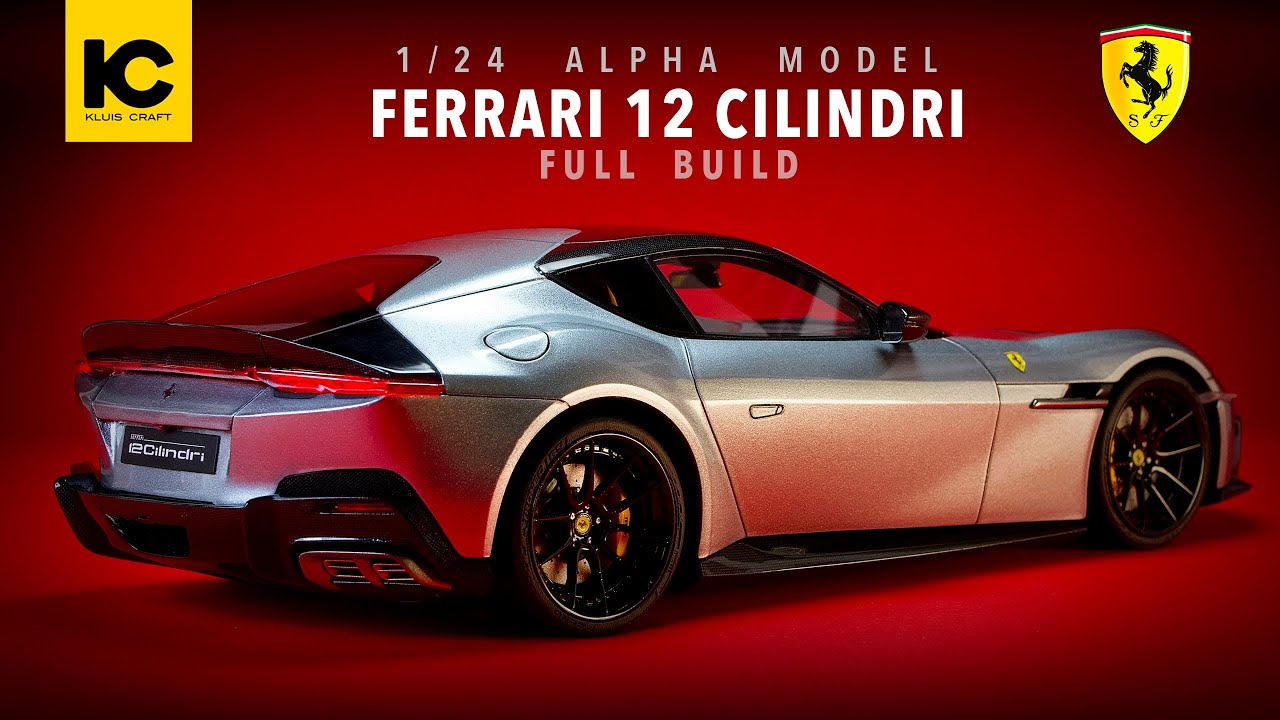 Alpha Model | 1:24 Ferrari 12 Cilindri | Full Build - YouTube