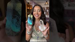 : “Crystals Guide My Entire Life. Live in alignment ✨”