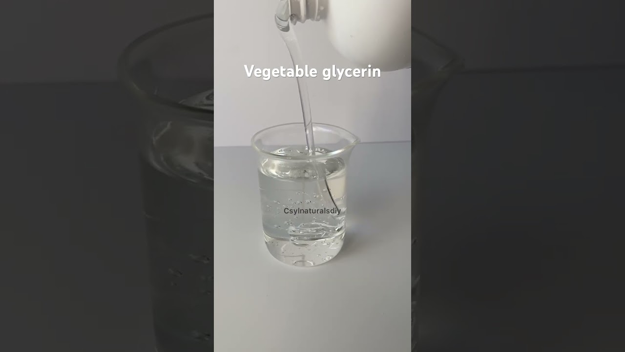 VEGETABLE GLYCERIN…… 