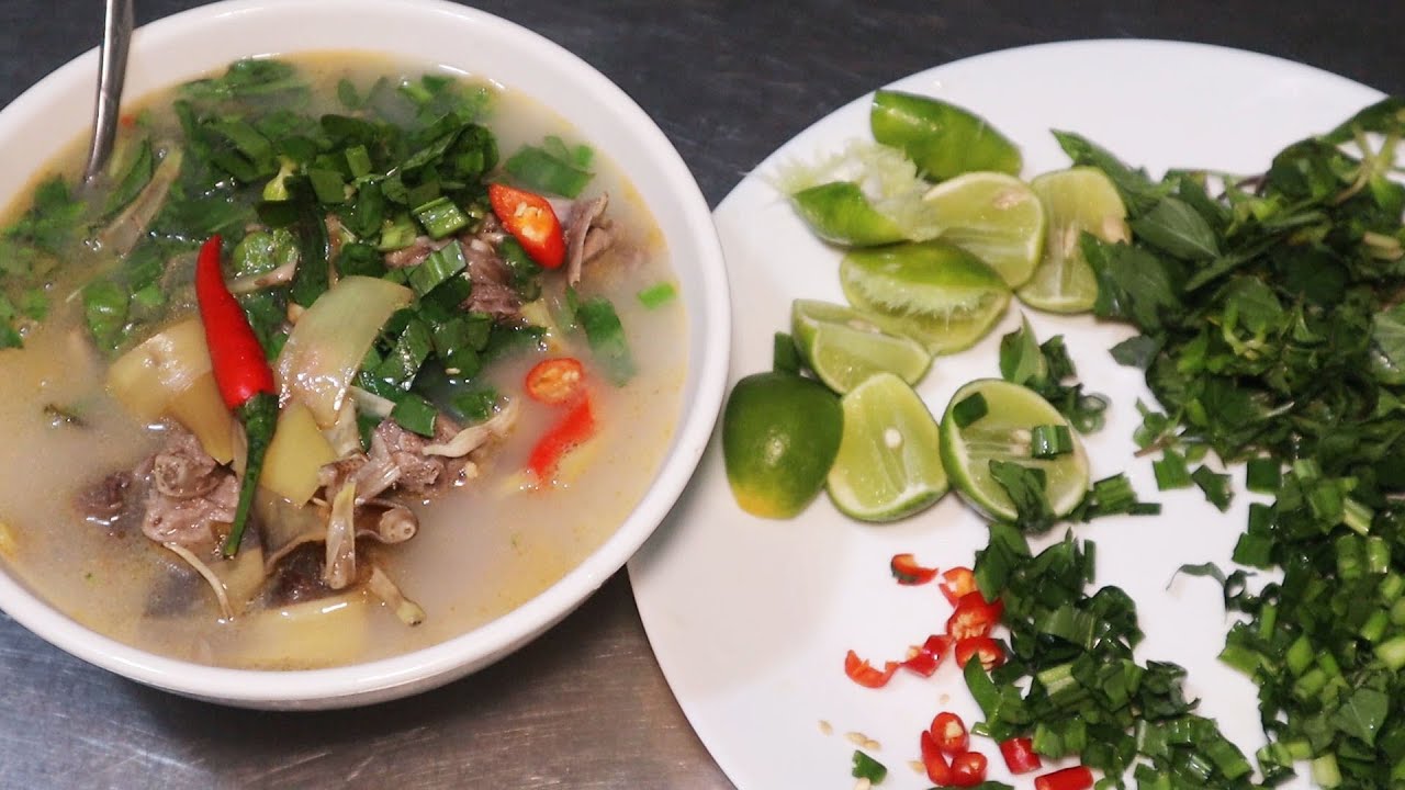 Delicious Recipes, banana flower soup with duck recipes YouTube