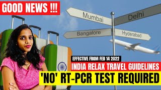 GOOD NEWS !! INDIA RELAX TRAVEL GUIDELINES For International Arrivals | US To INDIA Travel Guideline