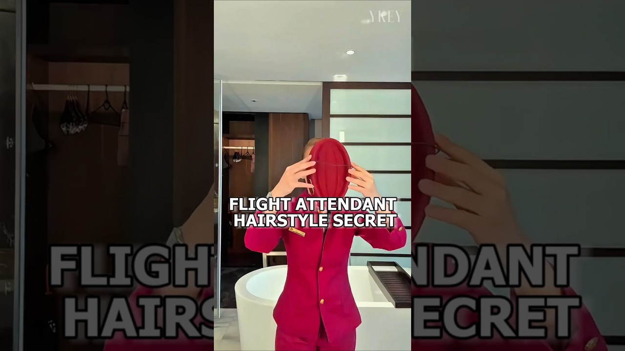 Секрет прически стюардессы