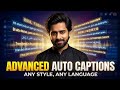 Free tool for Creative Auto Captions | Don't depend on auto❌