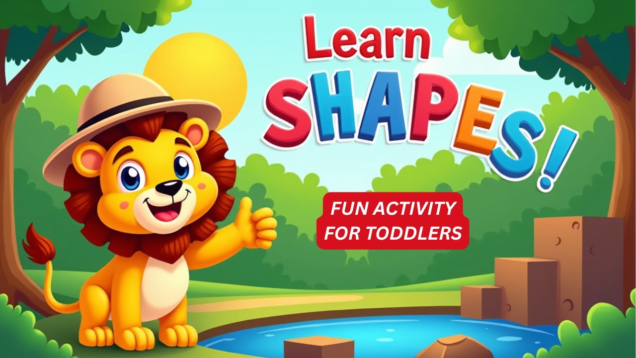 Shape Learning Activity for Toddlers | Fun Shape & Color Recognition for Kids