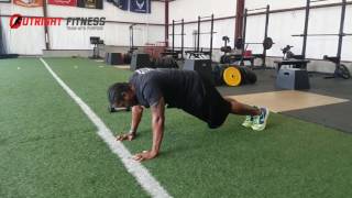 Bodyweight Modified Plank Jacks