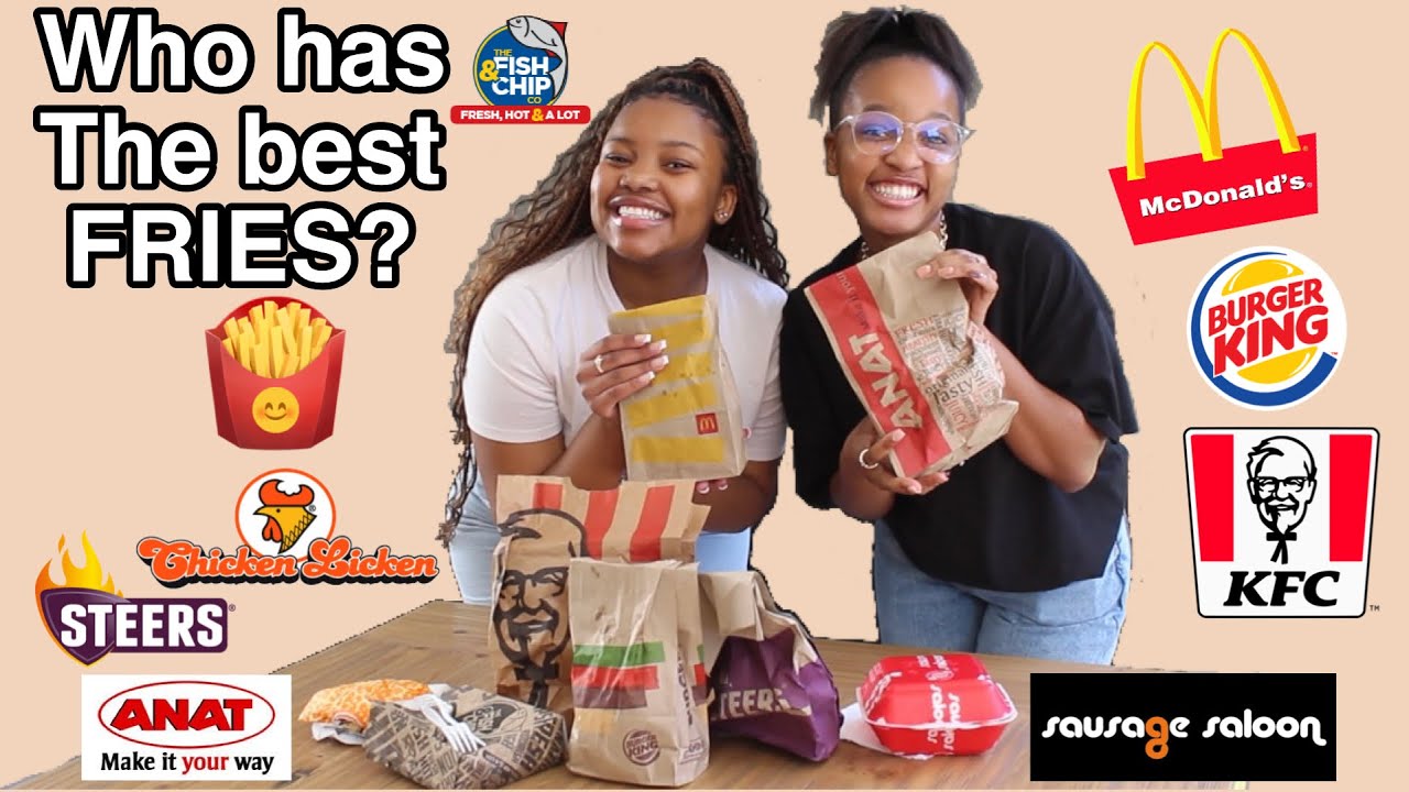RATING SOUTH AFRICAN *FAST FOOD* FRIES|Ft.Minenhle Langa