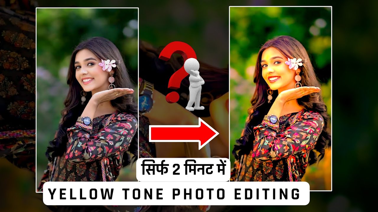 🔥 Instagram Trending Yellow Tone Photo Editing in Lightroom 📸 Yellow Colour Photo kaise Banaye 