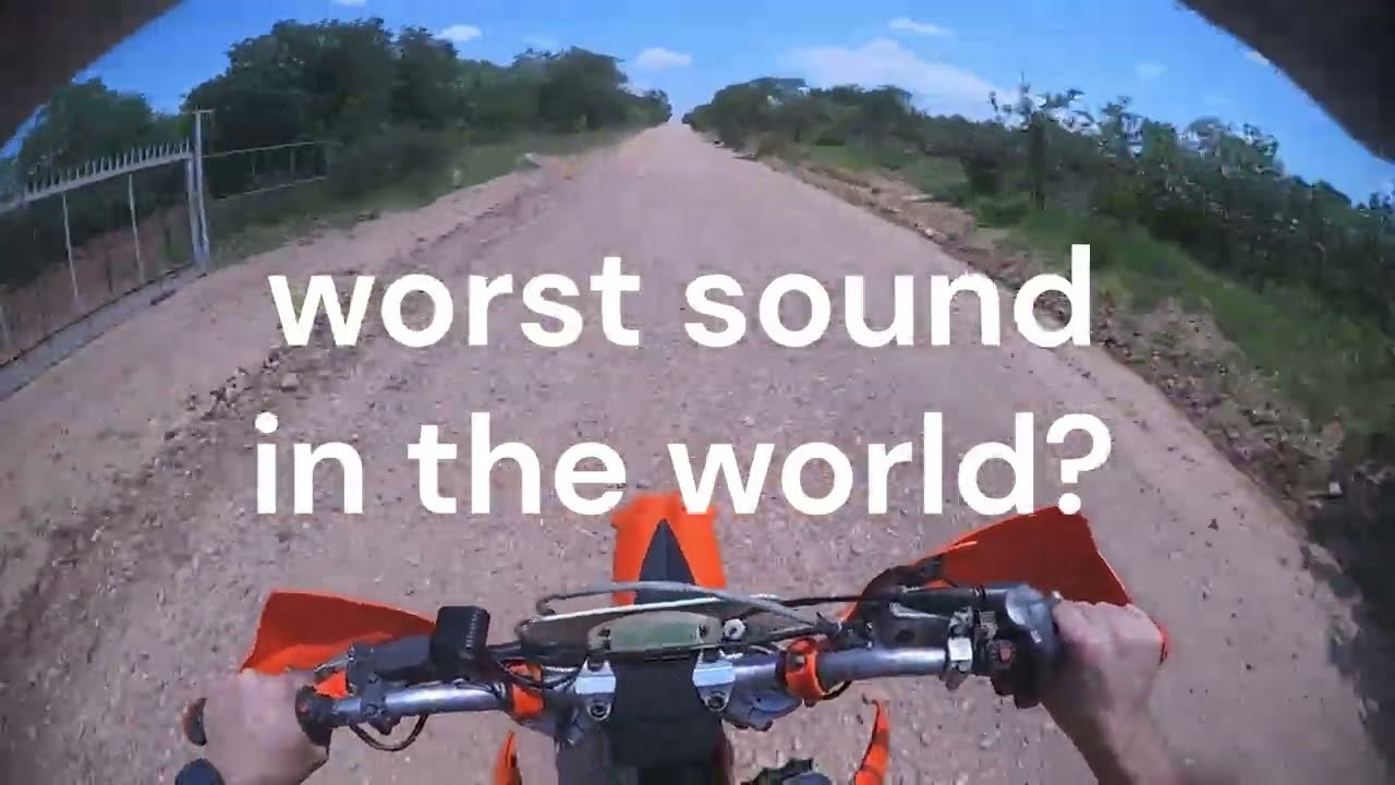 KTM 300cc 2-stroke motor exits the chat at 140km/h