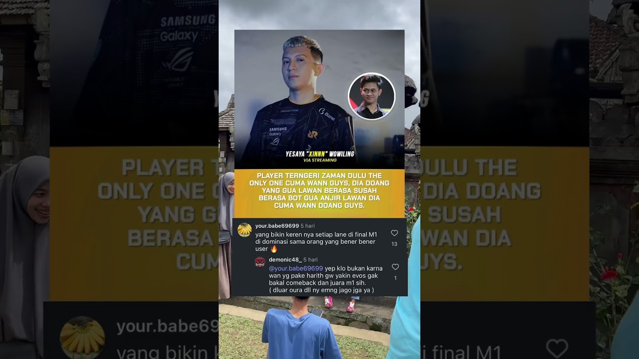 HARITH WANN YANG BIKIN EVOS DAPET M SERIES