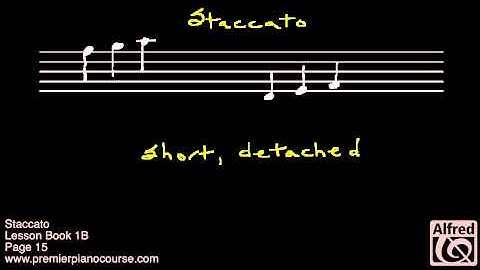 Lesson Book 1B, Page 15 (Notespeller, Page 9): Staccato